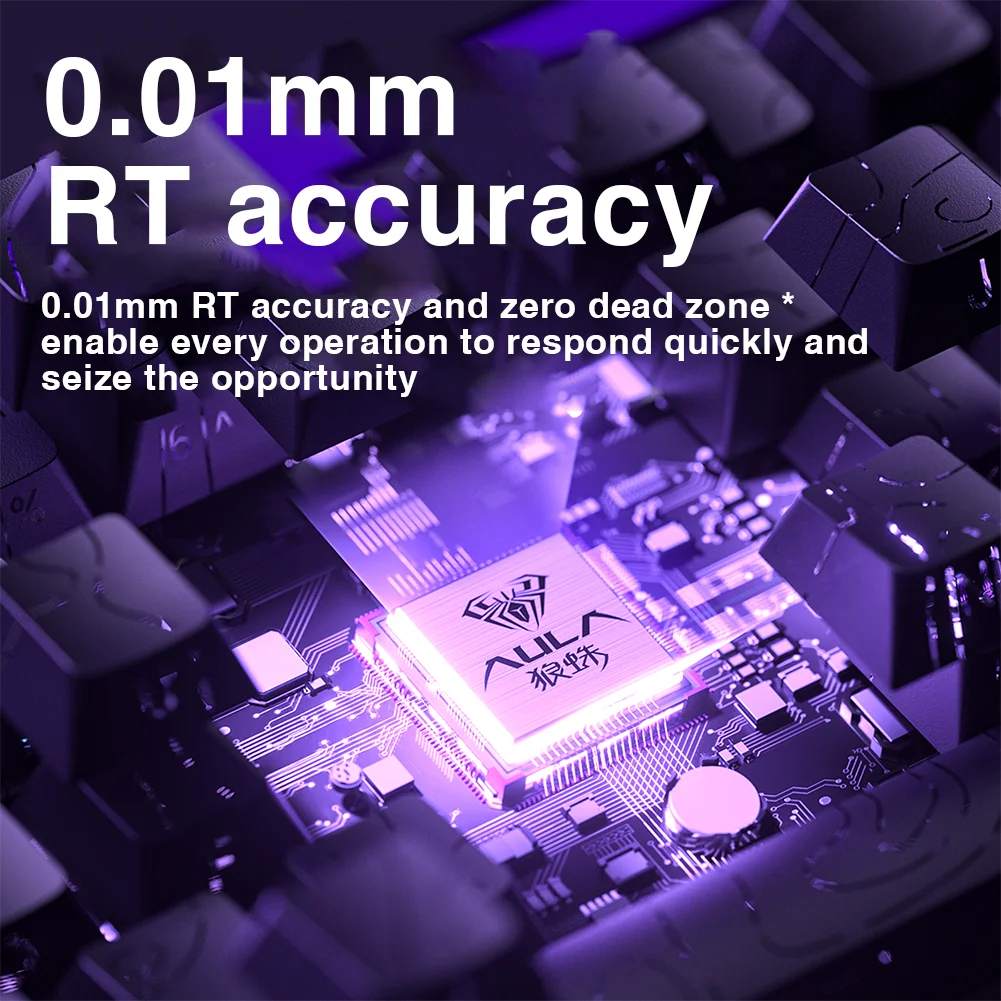 AULA HERO 68HE Magnetic Switch 68-Key RGB Gaming Keyboard - Image 3