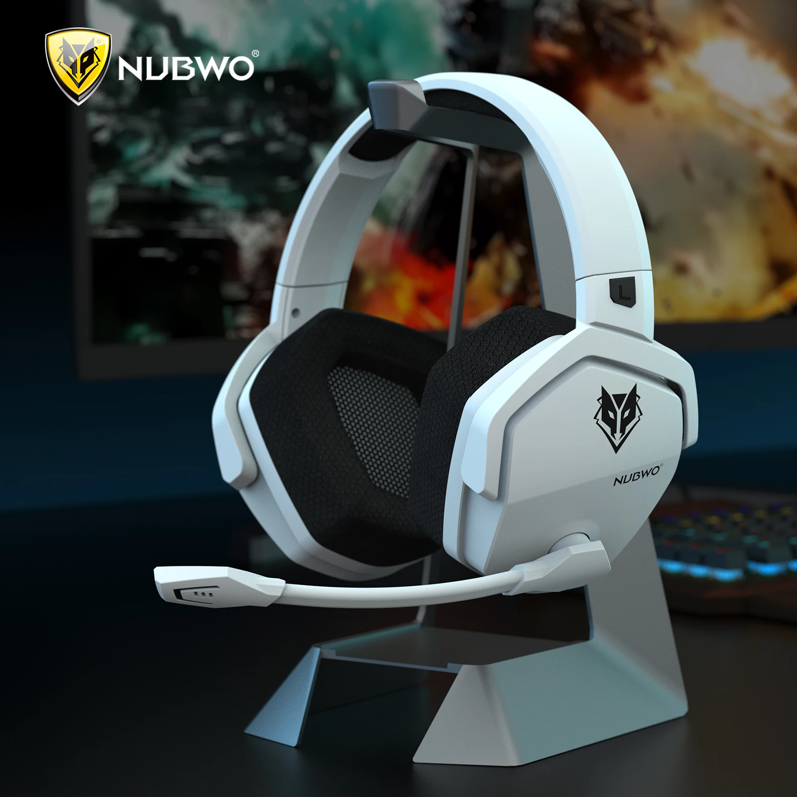 NUBWO G06 Dual Wireless Gaming Headset w/ Mic