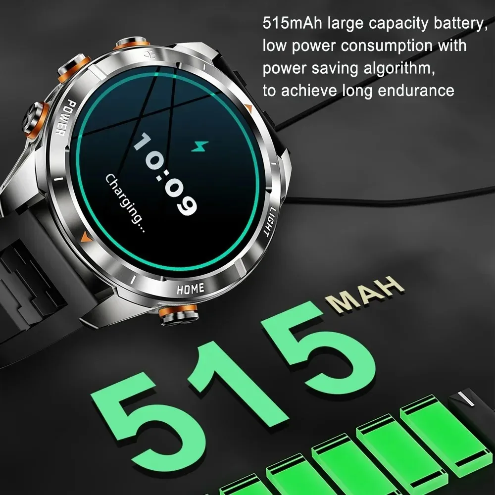 Outdoor Sport Smart Watch AMOLED 10ATM Waterproof Bluetooth Call - Image 3
