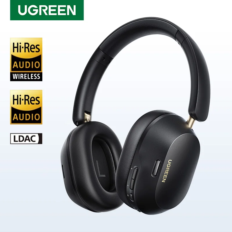 UGREEN Max5c Wireless Headphones: 43dB ANC, LDAC, 75H Playtime