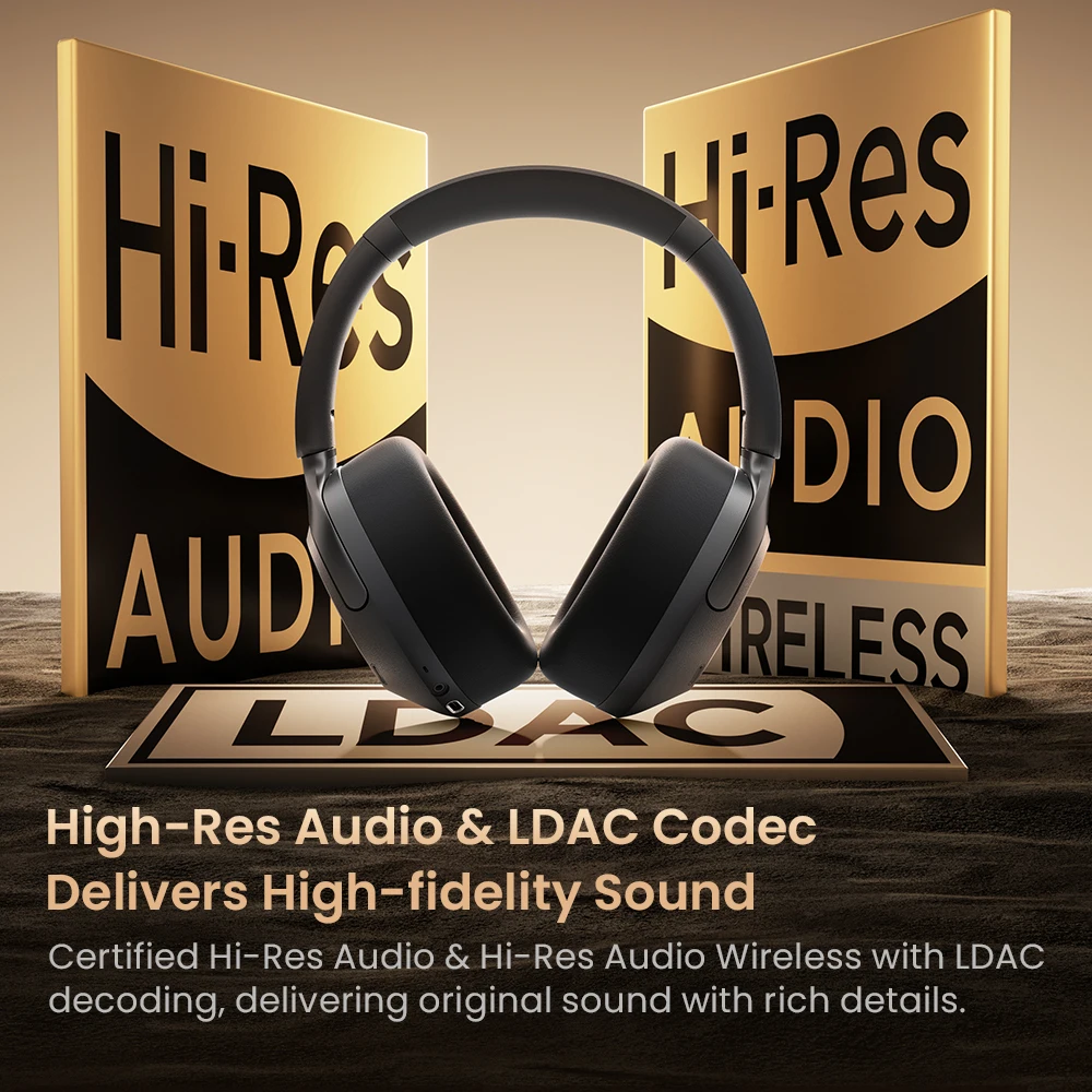 Haylou S40 ANC Wireless Headphones: 50dB Noise Canceling, LDAC - Image 6