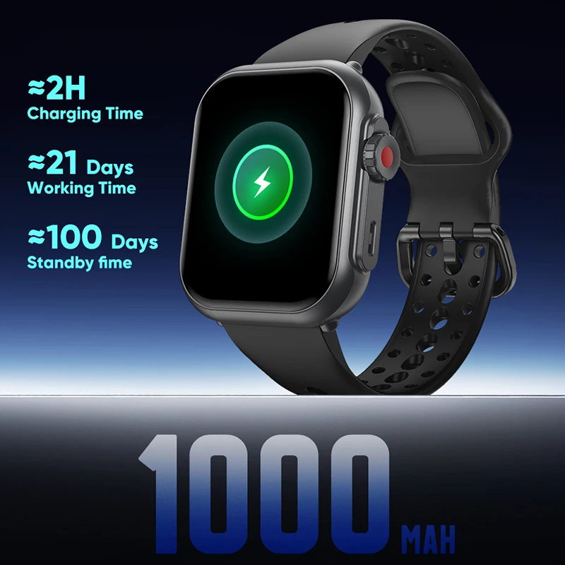 Watch Ultra 2 SE AMOLED Smartwatch: BT Call, Health Track - Image 3