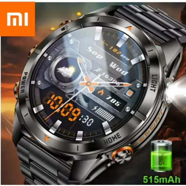 Outdoor Sport Smart Watch AMOLED 10ATM Waterproof Bluetooth Call