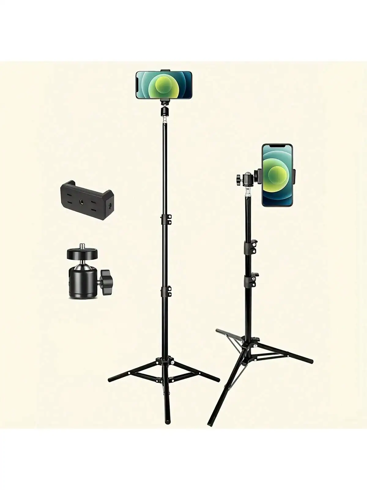 43.3 Inch Floor-Standing Tripod for Live Stream & Video
