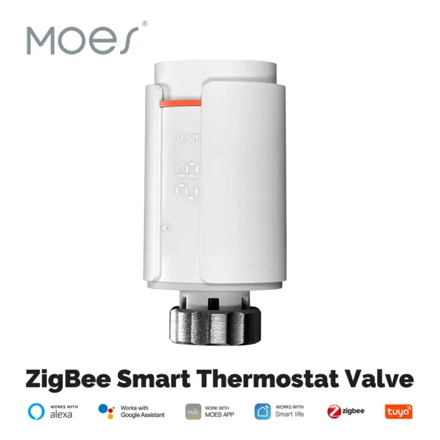 Smart ZigBee Thermostatic Radiator Valve with App Control
