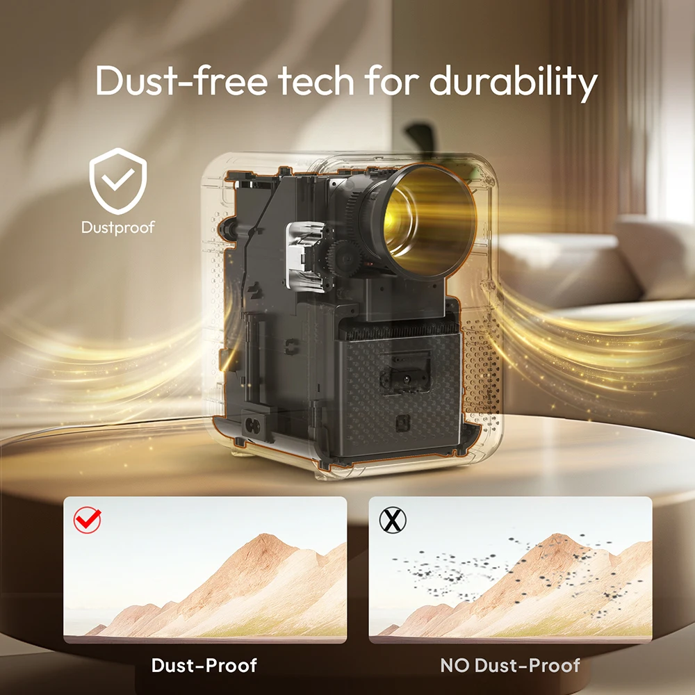 BYINTEK U4 Smart Mini Projector 4K 1080P Android WiFi Home Cinema - Image 3